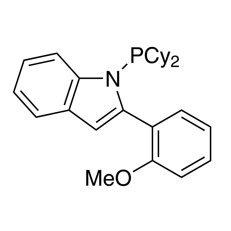 1-(Dicyclohexylphosphino)-2-(2-methoxyphenyl)-1H-indole, min. 98% NPCy o-Andole-Phos