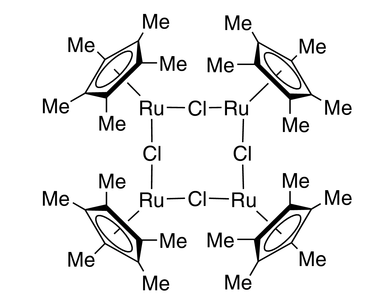 Chloro(pentamethylcyclopentadienyl)ruthenium(II) tetramer, min. 95%