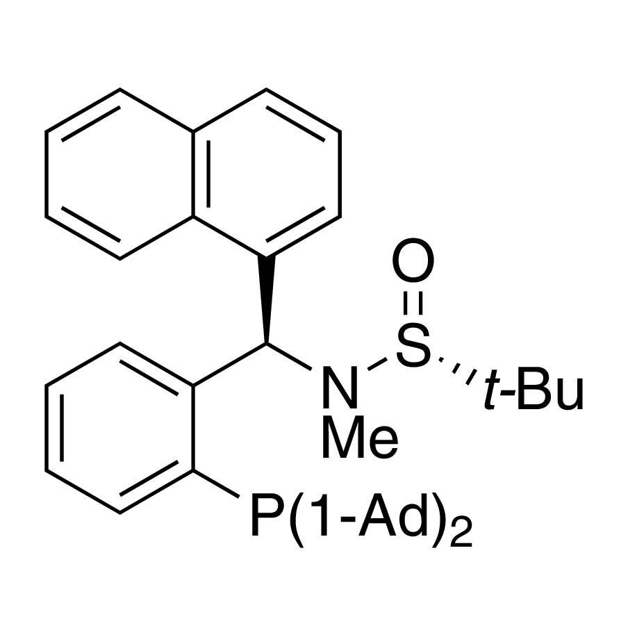 [S(R)]-N-[(R)-[2-(Diadamantanphosphino)phenyl]-1-naphthalenylmethyl]-N,2-dimethyl-2-propanesulfinamide, 95%