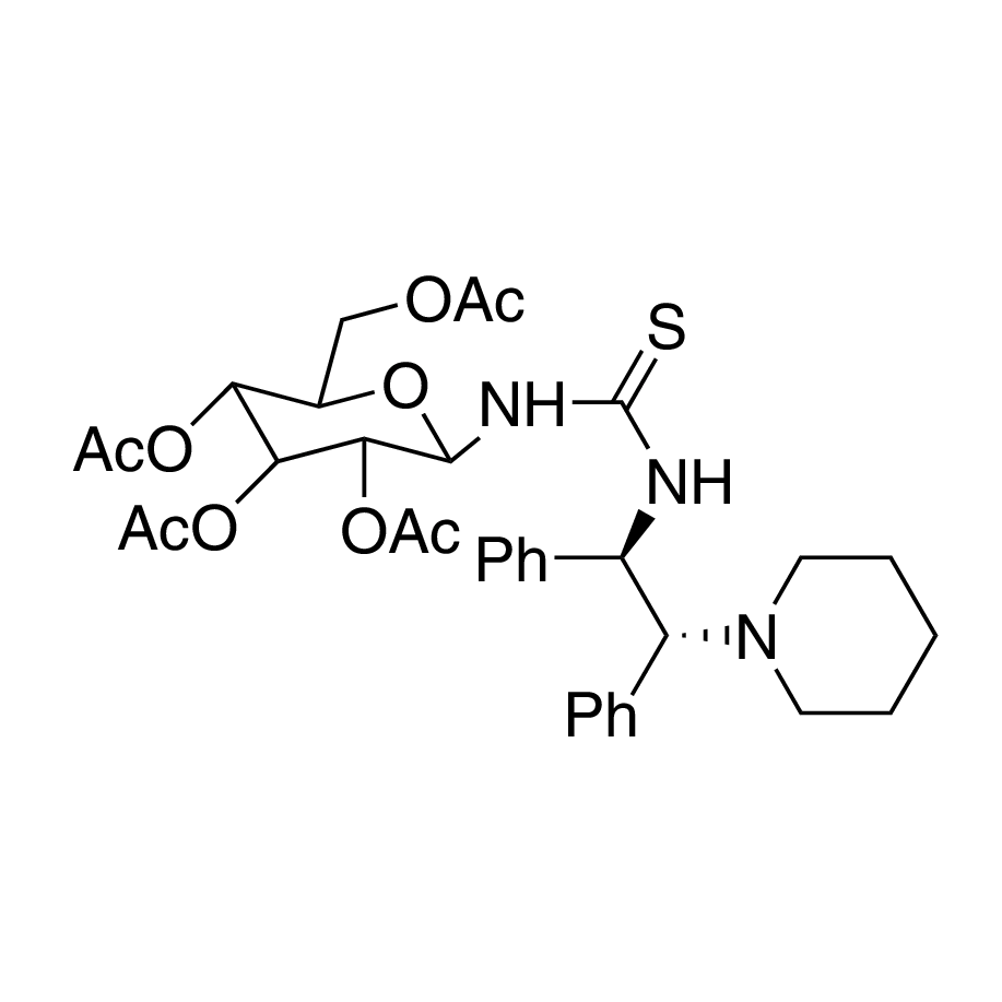 N-[(1R,2R)-1,2-Diphenyl-2-(1-piperidinyl)ethyl]-N'-(2,3,4,6-tetra-O-acetyl-β-D-glucopyranosyl)thiourea, min. 98%