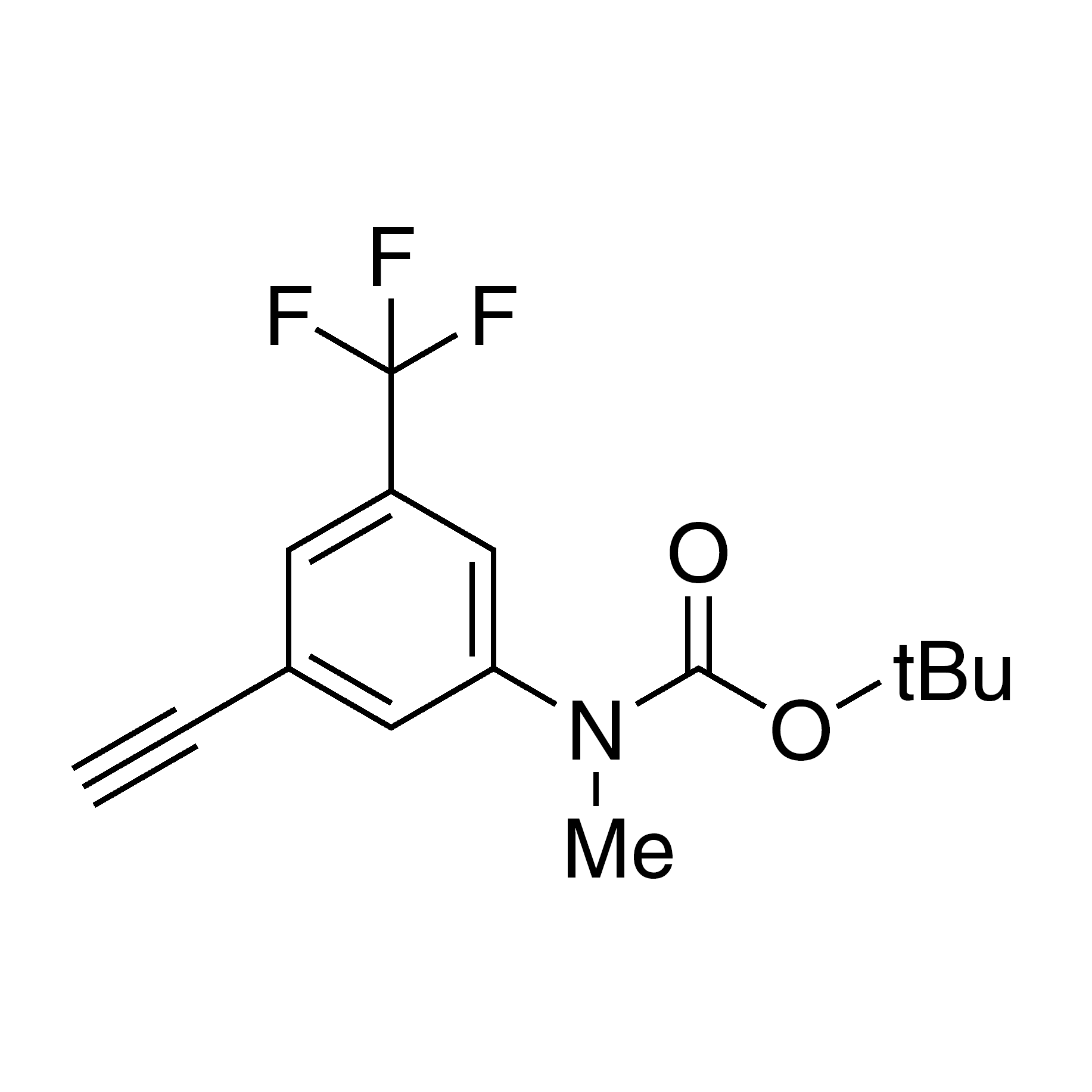 (3-Ethynyl-5-trifluoromethyl-phenyl)-methyl-carbamic acid tert-butyl ester, 95%