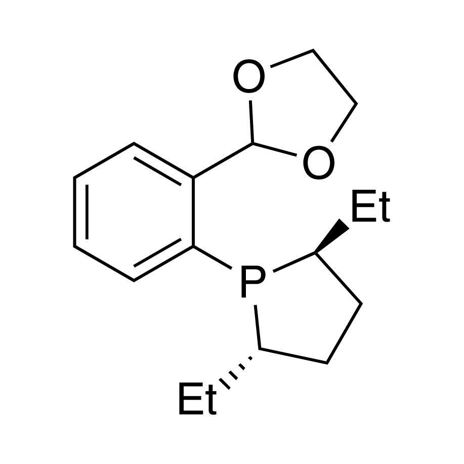 2-{2-[(2S,5S)-2,5-Diethyl-1-phospholano]phenyl}1,3-dioxolane, min. 97%