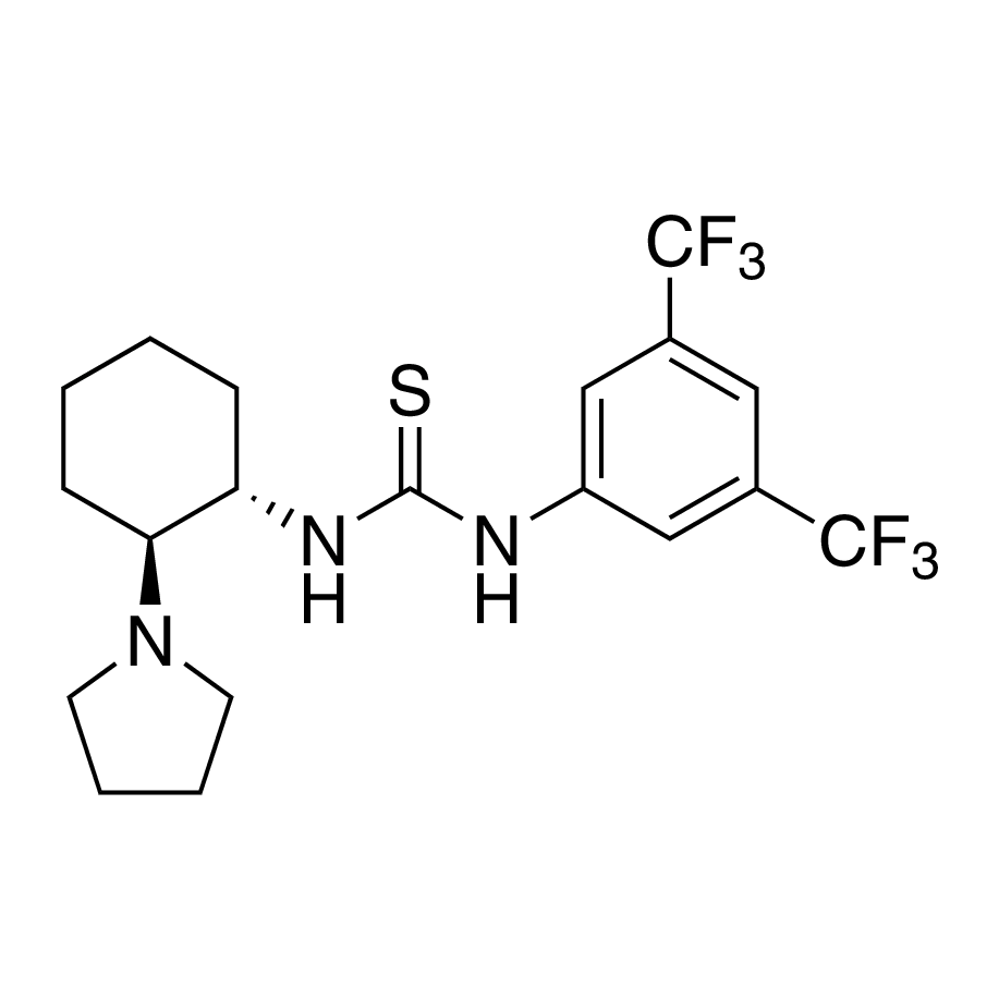 1-[3,5-Bis(trifluoromethyl)phenyl]-3-[(1S,2S)-2-(pyrrolidin-1-yl)cyclohexyl]thiourea, 98%, (99% ee)
