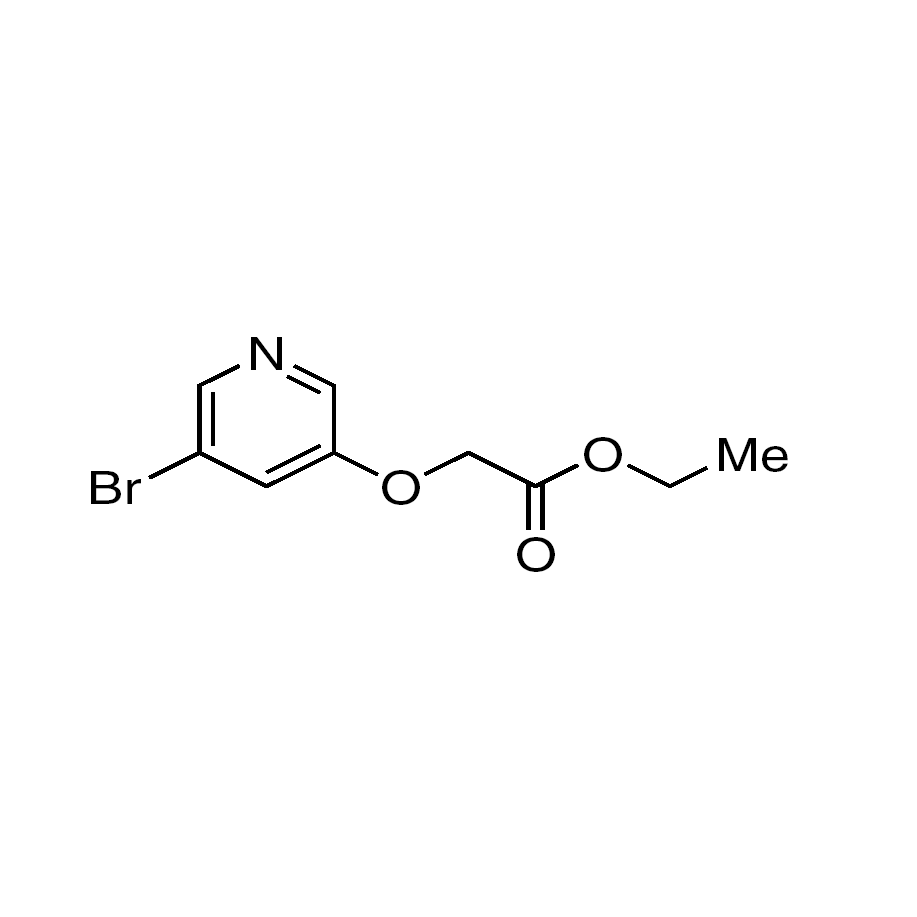 Ethyl 2-[(5-bromopyridin-3-yl)oxy]acetate, 95%