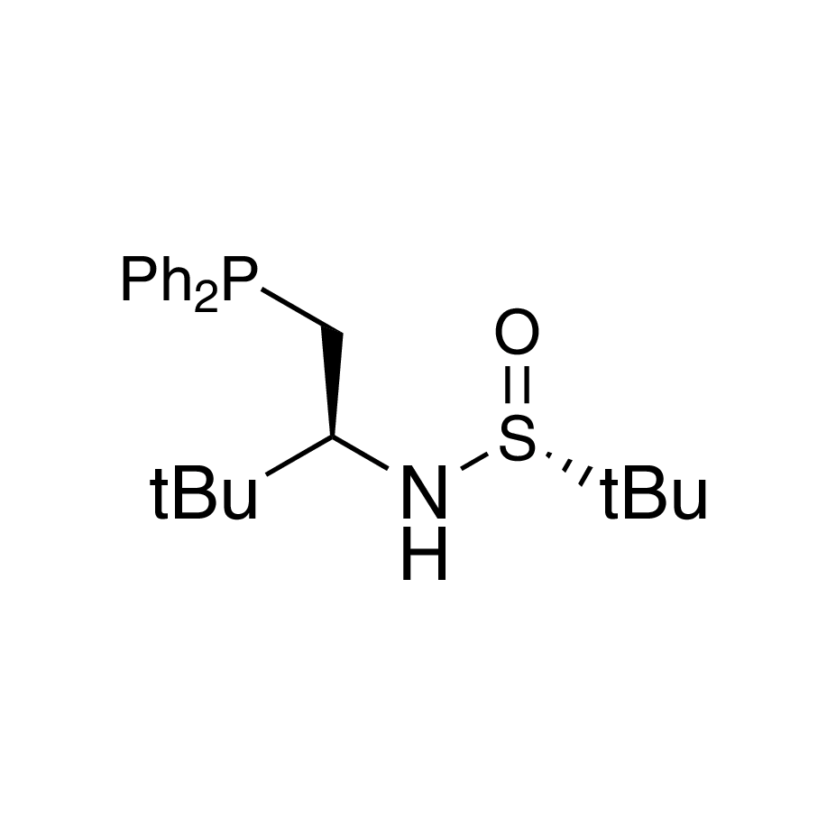 [S(R)]-N-[(1S)-1-[(Diphenylphosphino)methyl]-2,2-dimethylpropyl]-2-methyl-2-propanesulfinamide, 95%