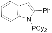 1-(Dicyclohexylphosphino)-2-phenyl-1H-indole, min. 98% NPCy Phendole-Phos