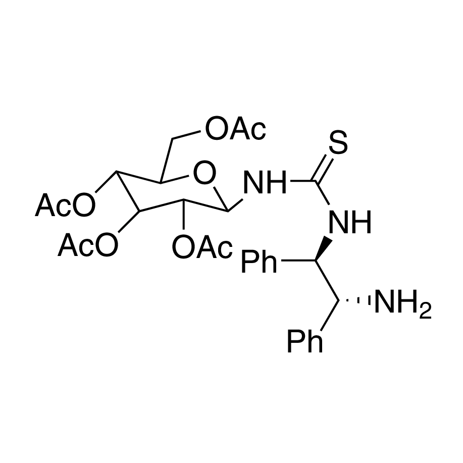 N-[(1R,2R)-2-Amino-1,2-diphenylethyl]-N'-(2,3,4,6-tetra-O-acetyl-β-D-glucopyranosyl)thiourea, min. 98%