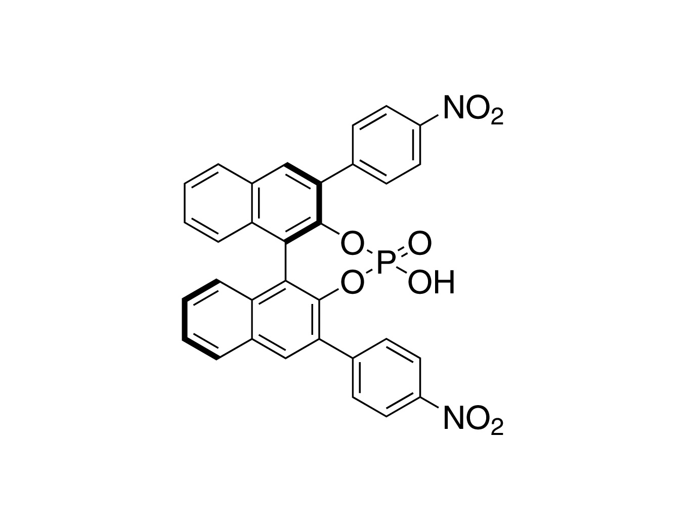 (11bR)-4-Hydroxy-2,6-bis(4-nitrophenyl)-4-oxide-dinaphtho[2,1-d:1',2'-f][1,3,2]dioxaphosphepin, 98%, (99% ee)