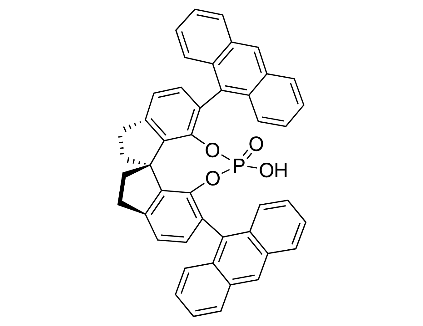 (11aS)-3,7-Di-9-anthracenyl-10,11,12,13-tetrahydro-5-hydroxy-5-oxide-diindeno[7,1-de:1',7'-fg][1,3,2]dioxaphosphocin, 98%, (99% ee)