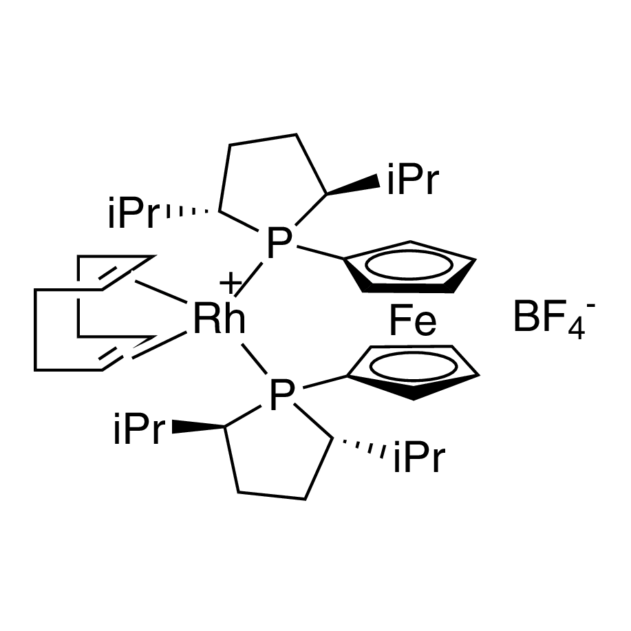 1,1’-Bis((2S,5S)-2,5-di-i-propylphospholano)ferrocene(cyclooctadiene)rhodium(I) tetrafluoroborate