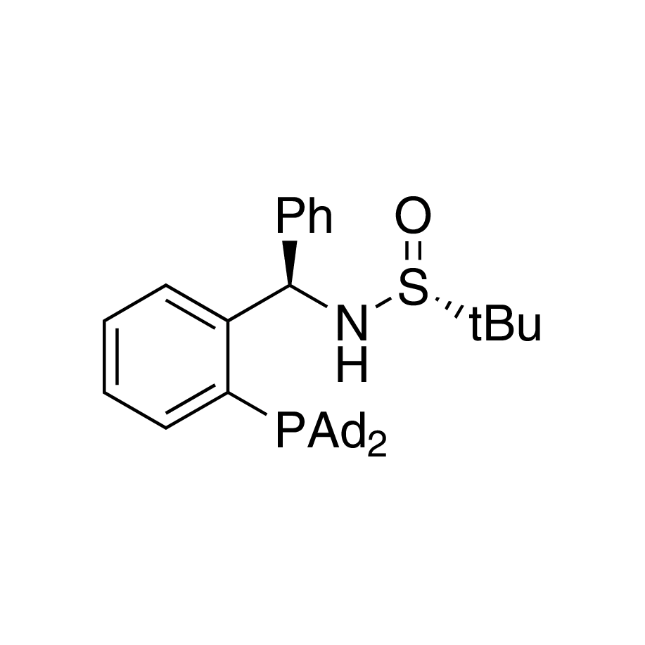 [S(R)]-N-[(R)-[2-(Diadamantanphosphino)phenyl]phenylmethyl]-2-methyl-2-propanesulfinamide, 95%