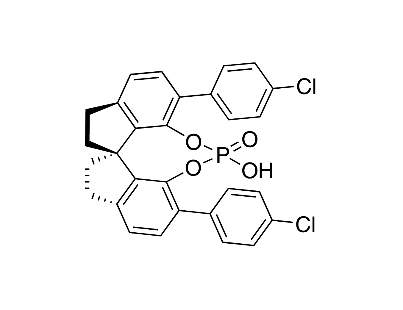 (11aR)-3,7-Bis(4-chlorophenyl)-10,11,12,13-tetrahydro-5-hydroxy-diindeno[7,1-de:1',7'-fg][1,3,2]dioxaphosphocin, 98%, (99% ee)