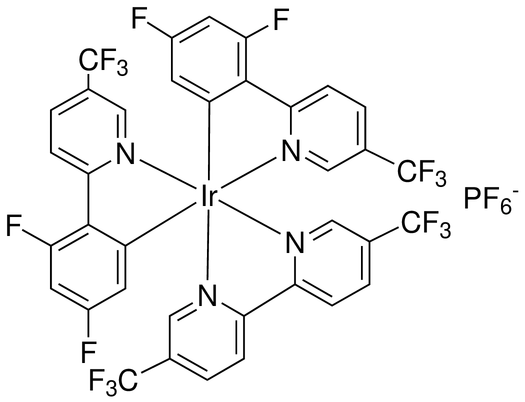 [5,5'-Bis(trifluoromethyl)-2,2'-bipyridine-κN,κN]bis[3,5-difluoro-2-[5-(trifluoromethyl)-2-pyridinyl-κN]phenyl] iridium hexafluorophosphate, 98%