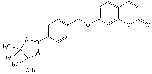 7-{[(4,4,5,5-Tetramethyl-1,3,2-dioxaborolan-2-yl)benzyl]oxy}-2H-1-benzopyran-2-one CBBE