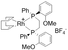 (R,R)-(-)-1,2-Bis[(o-meth­oxyphenyl)(phenyl)phosphino]ethane(1,5-cyclooctadiene)rhodium(I) tetrafluoro­borate, min. 95%