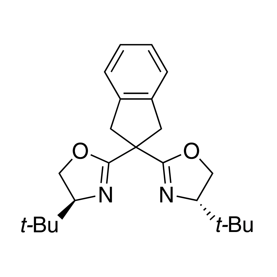 (4S,4'S)-2,2'-(1,3-Dihydro-2H-inden-2-ylidene)bis[4,5-dihydro-4-tert-butyloxazole], 98%