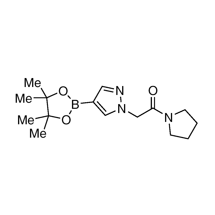 1-Pyrrolidin-1-yl-2-[4-(4,4,5,5-tetramethyl-[1,3,2]dioxaborolan-2-yl)-pyrazol-1-yl]-ethanone, 95%