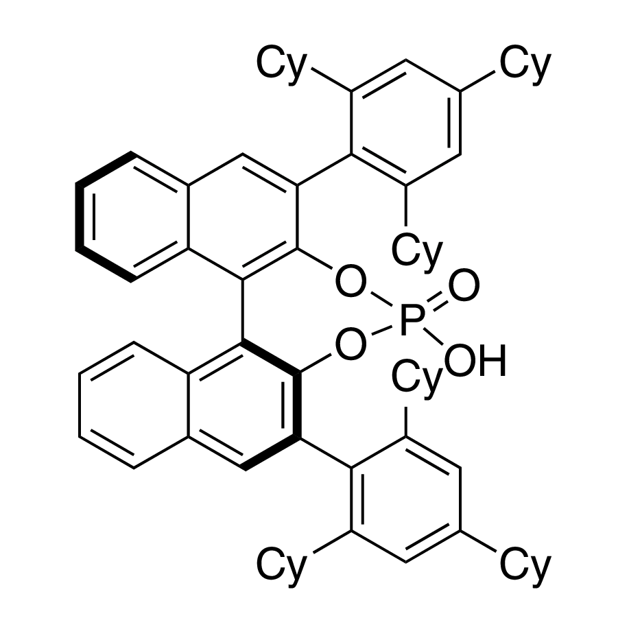 (11bS)-4-Hydroxy-2,6-bis(2,4,6-tricyclohexylphenyl)-4-oxide-dinaphtho[2,1-d:1',2'-f][1,3,2]dioxaphosphepin, 95%, (99% ee)