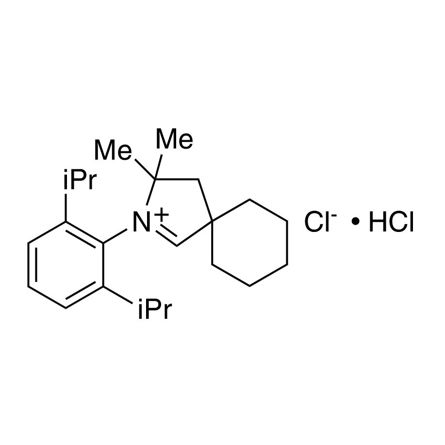 2-[2,6-Bis(1-methylethyl)phenyl]-3,3-dimethyl-2-azoniaspiro[4.5]dec-1-ene hydrogen dichloride, min. 97% Cyclohexyl-CAAC