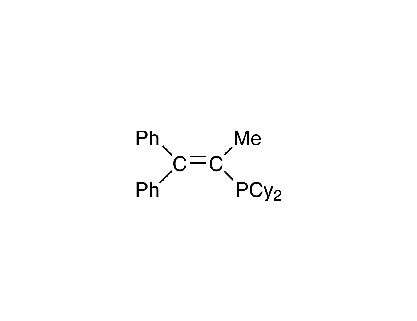 Dicyclohexyl(2,2-diphenyl-1-methylvinyl)phosphine Cy-vBRIDP