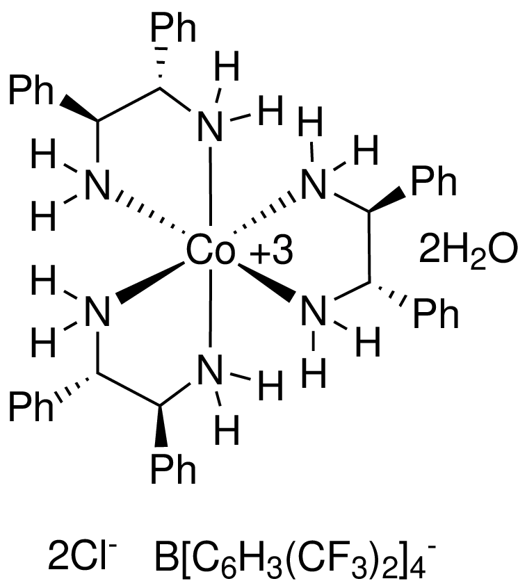 lambda-Tris[(1S,2S)-1,2-diphenyl-1,2-ethanediamine]cobalt(III) chloride tetrakis[3,5-bis(trifluoromethyl)phenyl]borate dihydrate SKJ-1