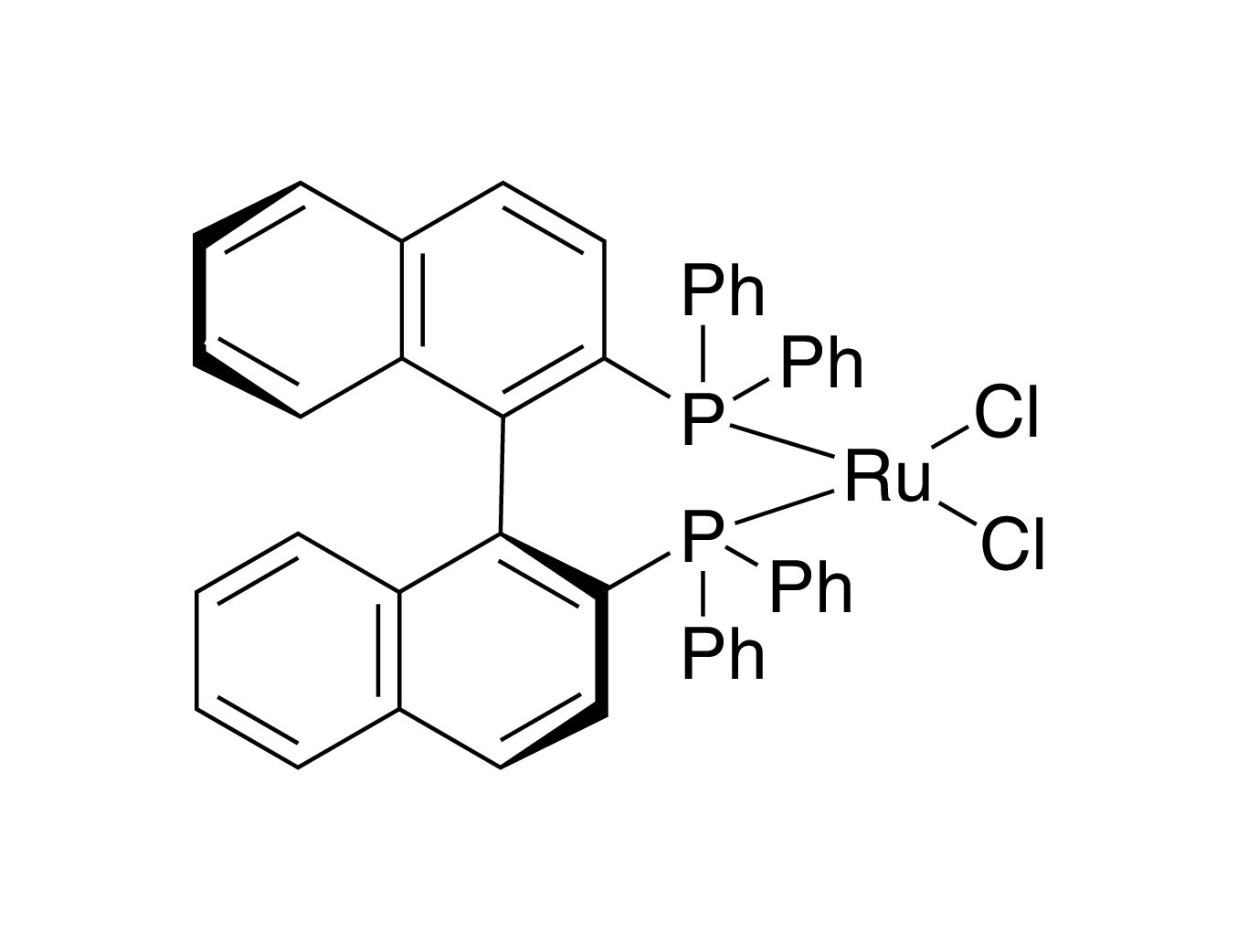 Dichloro[(S)-(-)-2,2'-bis(di­phenylphosphino)-1,1'-bi­naphthyl]ruthenium(II), min. 95%
