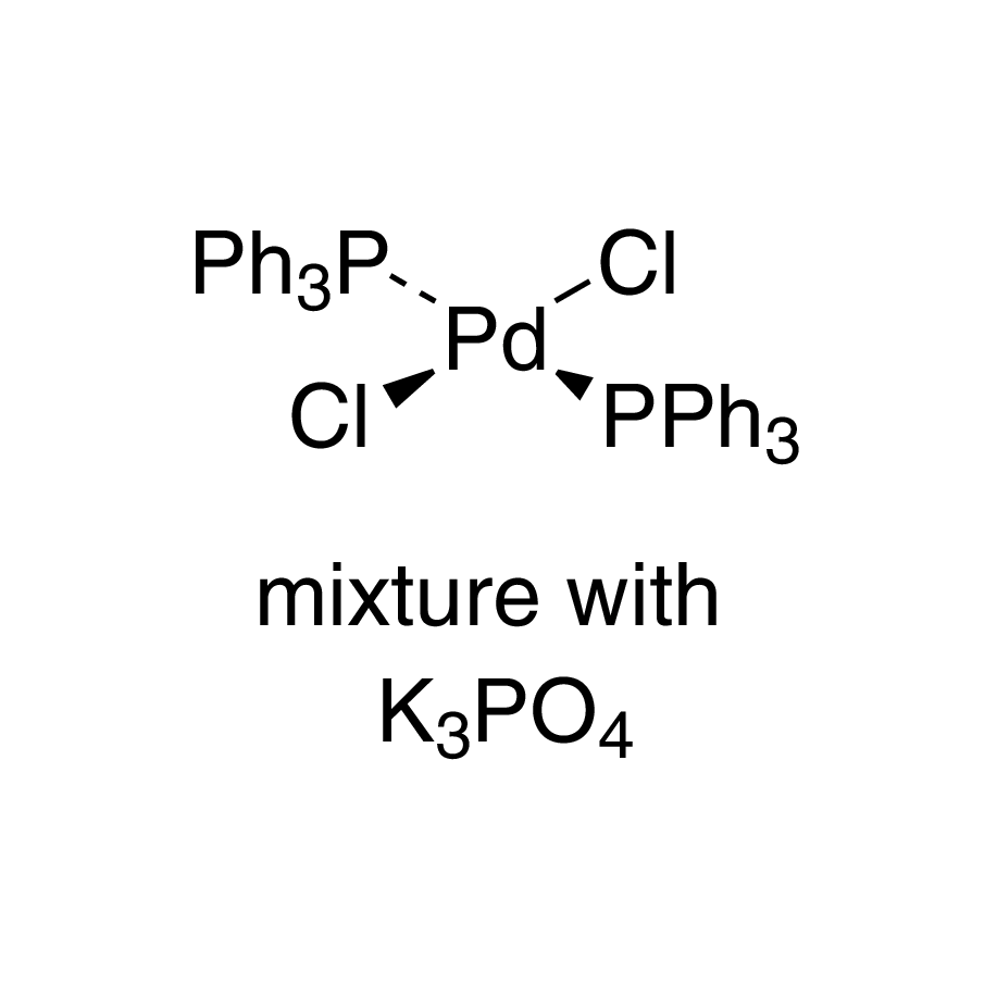 trans-Dichlorobis(triphenylphosphine)palladium(II)/potassium phosphate admixture [CatKit single-use vials - 6.32 wt% Pd complex]