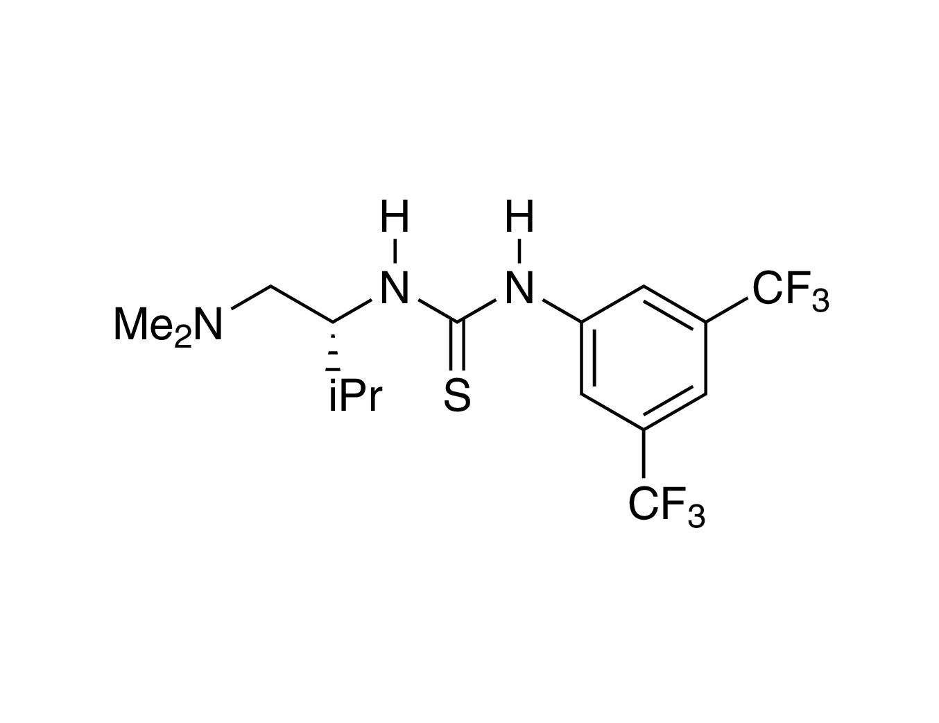 (R)-1-[3,5-Bis(trifluoromethyl)phenyl]-3-[1-(dimethylamino)-3-methylbutan-2-yl]thiourea, 98%, (99% ee)