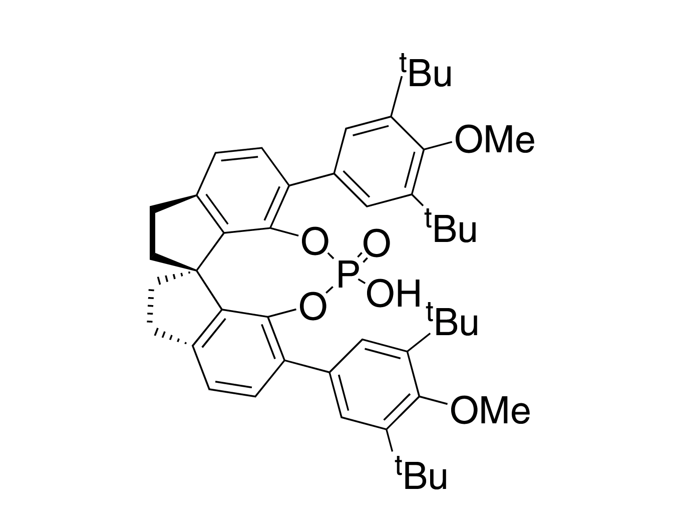 (11aR)-3,7-Bis[3,5-bis(tert-butyl)-4-methoxyphenyl]-10,11,12,13-tetrahydro-5-hydroxy-5-oxide-diindeno[7,1-de:1',7'-fg][1,3,2]dioxaphosphocin, 98% (99% ee)