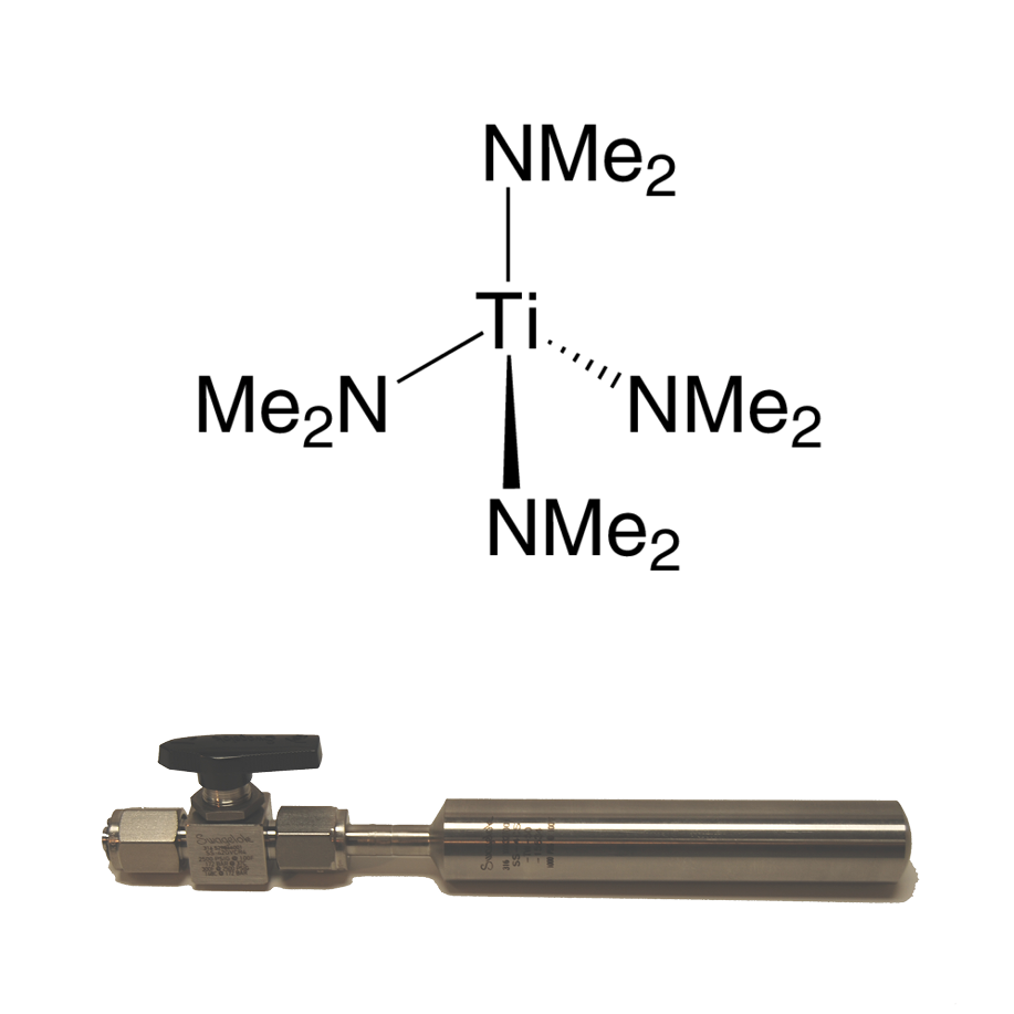 Tetrakis(dimethylamino)titanium(IV), 99% TDMAT (99.99%-Ti) PURATREM, 22-2240, contained in 50 ml Swagelok®  cylinder (96-1070) for CVD/ALD