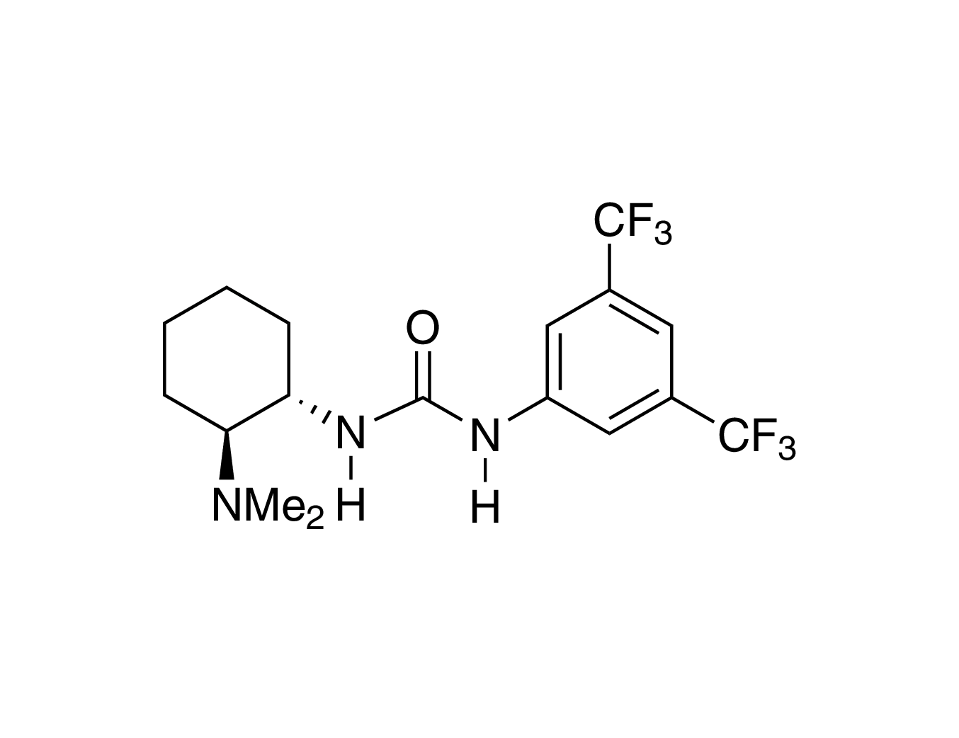 N-[3,5-Bis(trifluoromethyl)phenyl]-N'-[(1S,2S)-2-(dimethylamino)cyclohexyl]urea, 95%, (99% ee)