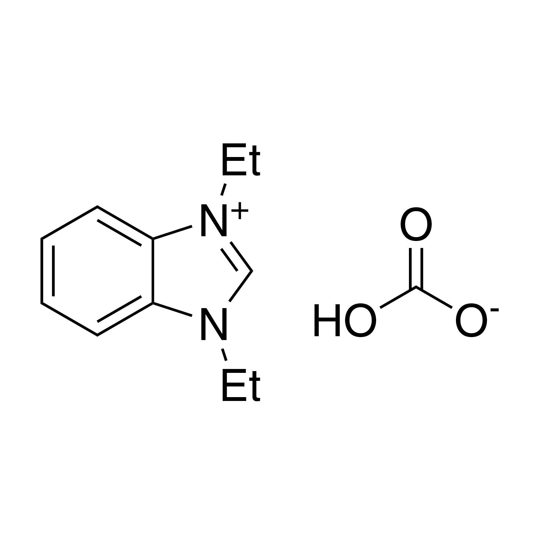 1,3-Diethylbenzimidazolium bicarbonate, min. 95%