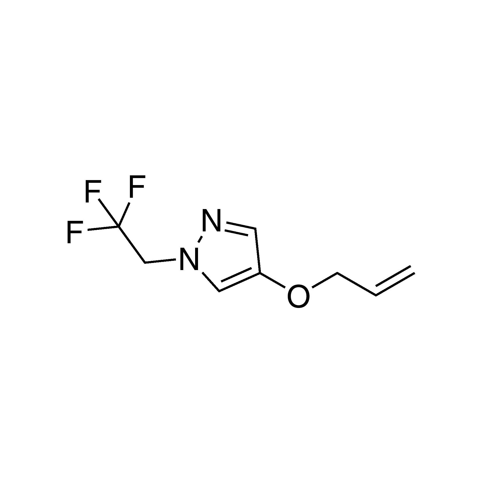 4-Allyloxy-1-(2,2,2-trifluoro-ethyl)-1H-pyrazole, 95%