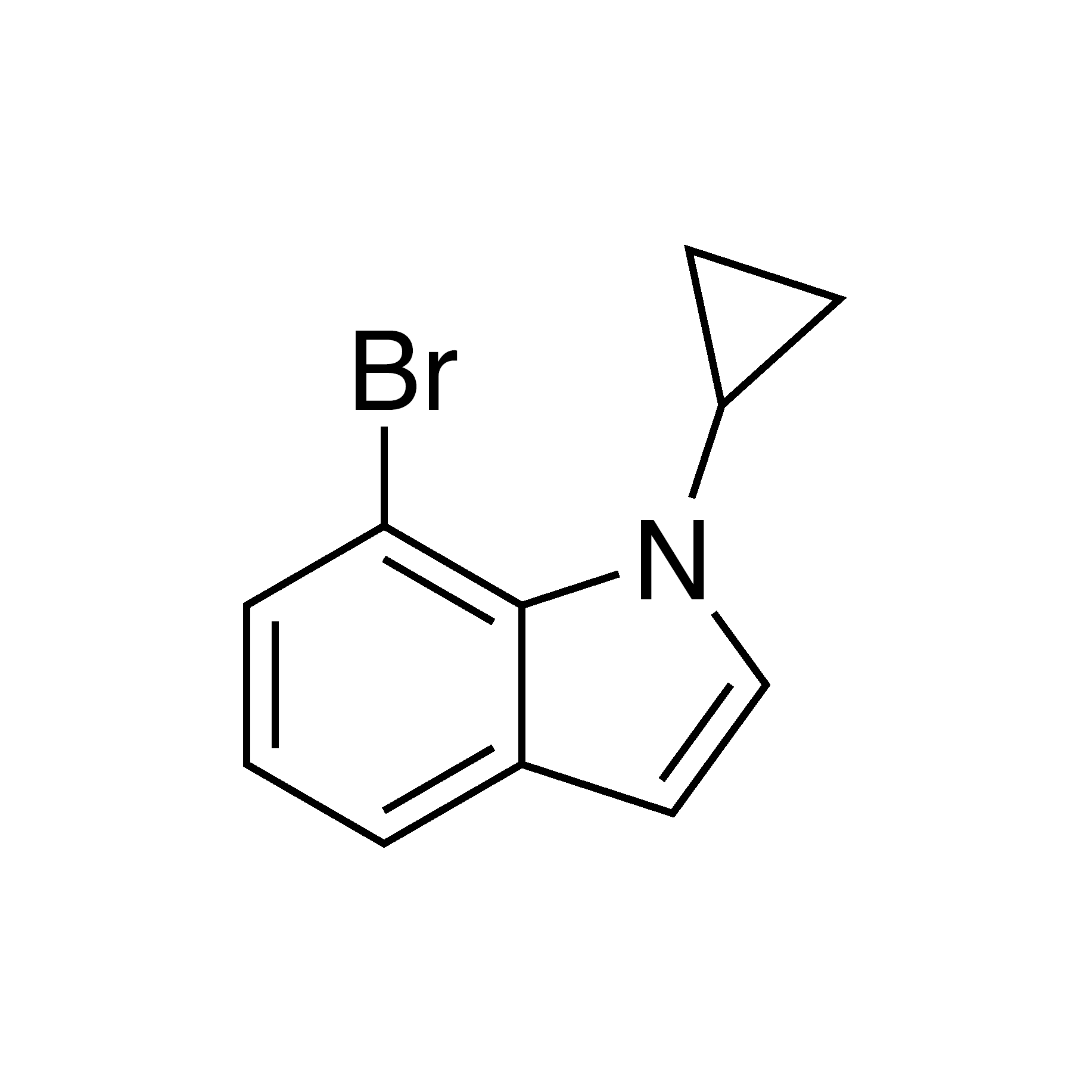 7-Bromo-1-cyclopropyl-1H-indole, 95%
