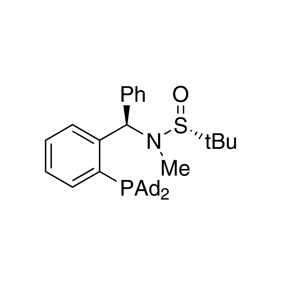[S(R)]-N-[(R)-[2-(Diadamantanphosphino)phenyl]phenylmethyl]-N,2-dimethyl-2-propanesulfinamide, 95%
