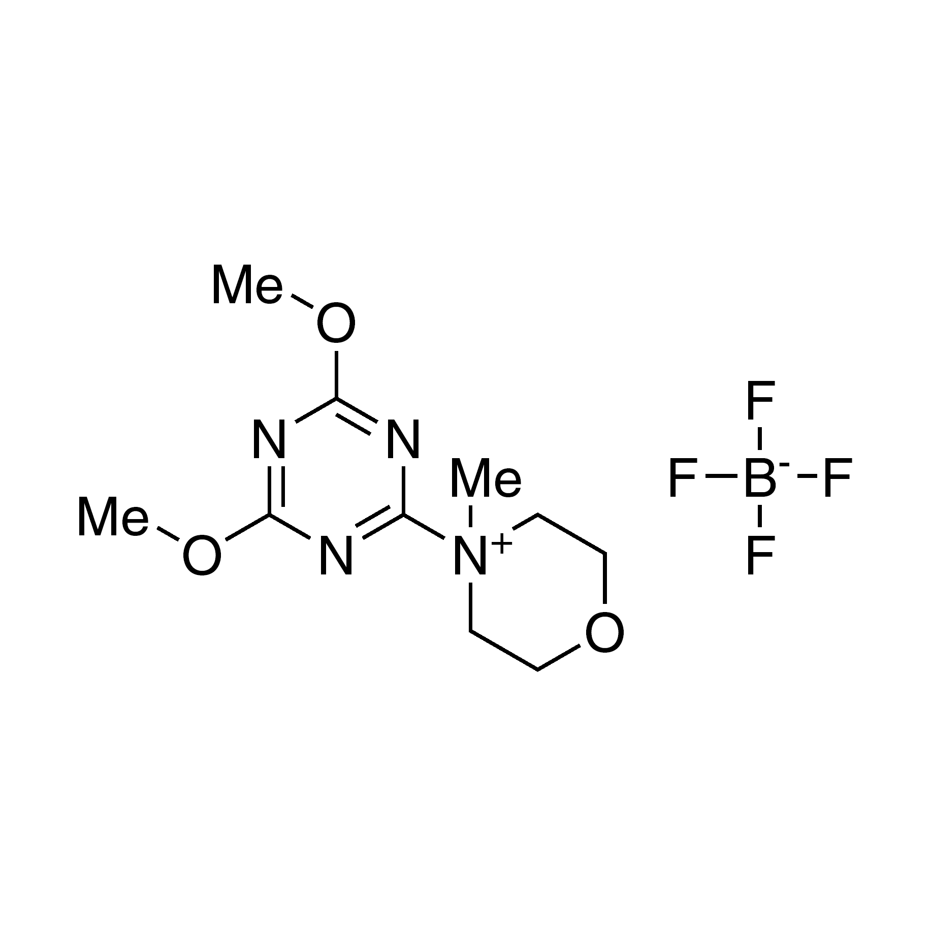 4-(4,6-Dimethoxy-1,3,5-triazin-2-yl)-4-methylmorpholin-4-ium tetrafluoroborate, min. 95% [DMTMM BF4]