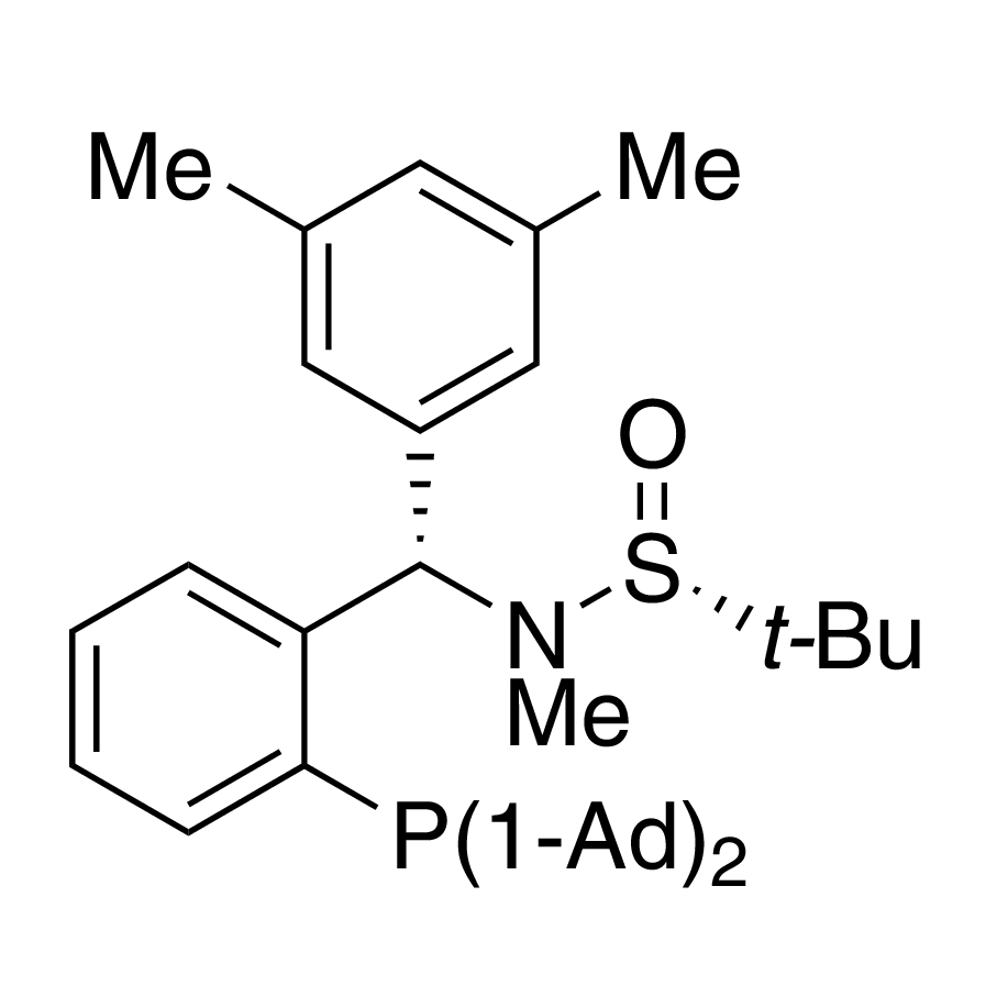 [S(R)]-N-[(S)-(3,5-Dimethylphenyl)[2-(diadamantanphosphino)phenyl]methyl]-N,2-dimethyl-2-propanesulfinamide, 95%