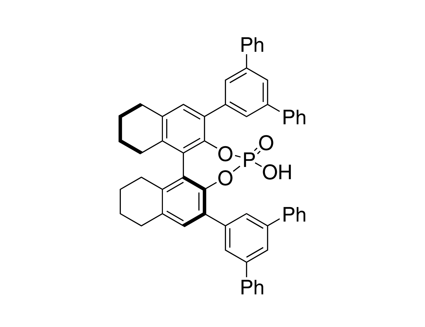 (11bS)-8,9,10,11,12,13,14,15-Octahydro-4-hydroxy-2,6-bis([1,1':3',1''-terphenyl]-5'-yl)-4-oxide-dinaphtho[2,1-d:1',2'-f][1,3,2]dioxaphosphepin, 98% (99% ee)