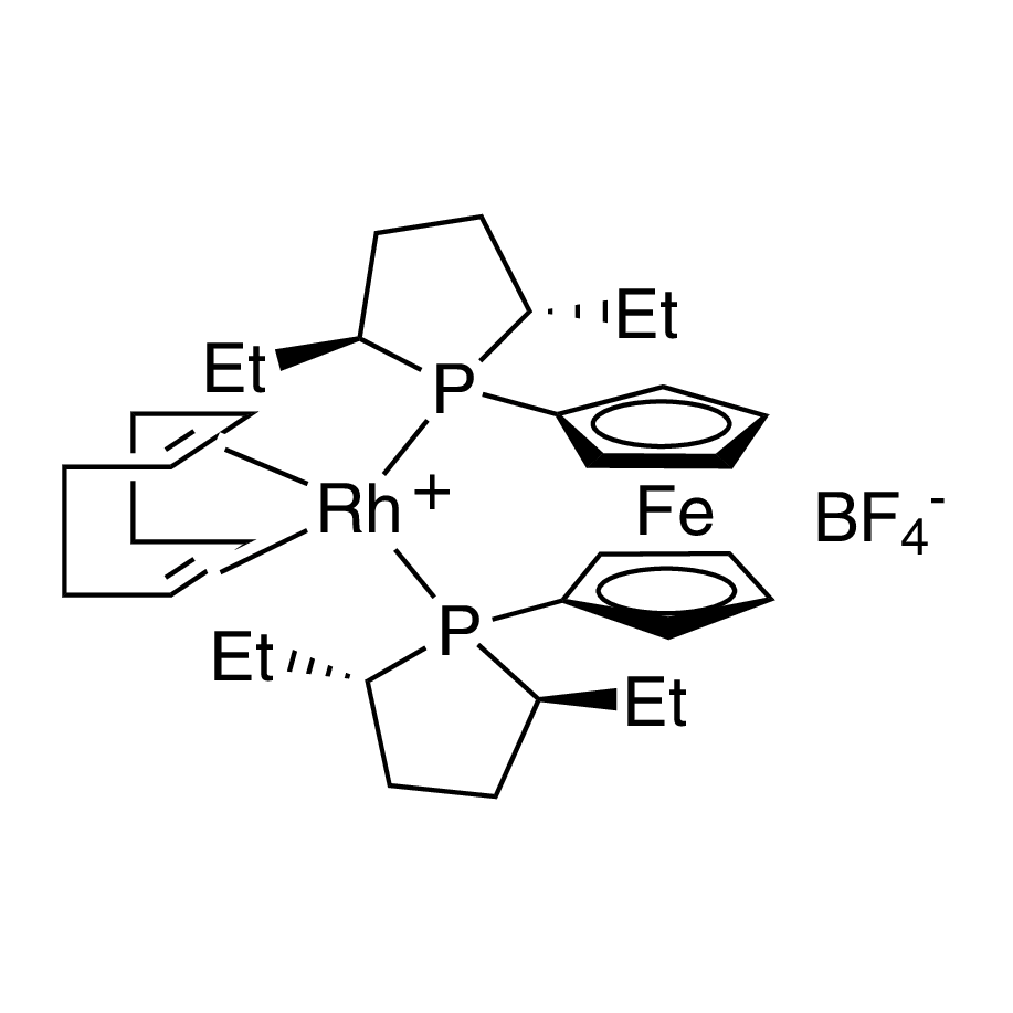 1,1’-Bis((2S,5S)-2,5-diethylphospholano)ferrocene(cyclooctadiene)rhodium(I) tetrafluoroborate