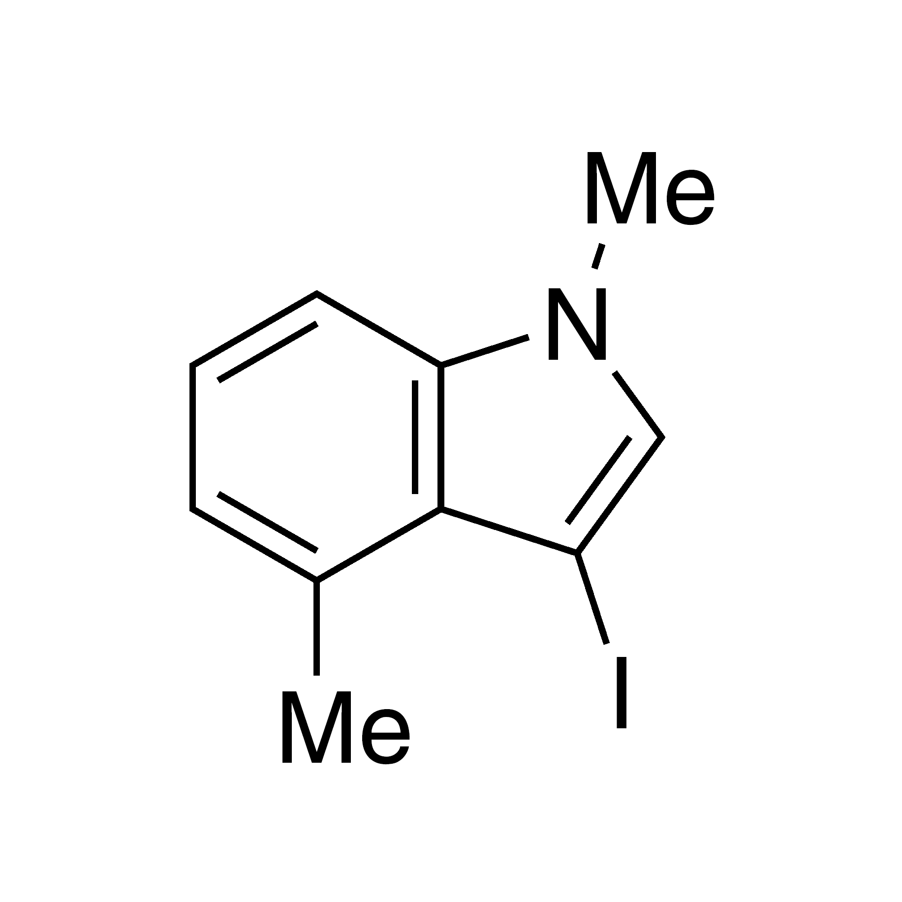 3-Iodo-1,4-dimethyl-1H-indole, 95%