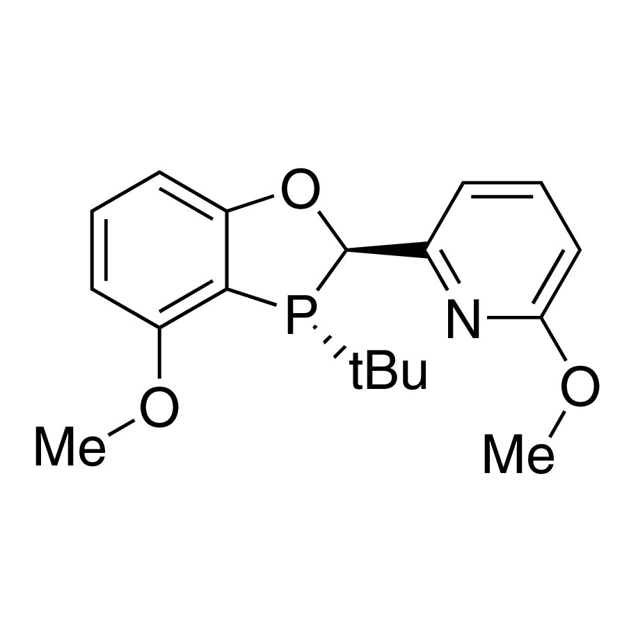 2-((2R,3R)-3-(tert-Butyl)-4-methoxy-2,3-dihydrobenzo[d][1,3]oxaphosphol-2-yl)-6-methoxypyridine, 97% (>99% ee) (2R,3R)-MeO-BoQPhos