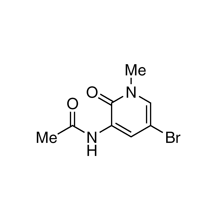 N-(5-Bromo-1-methyl-2-oxo-1,2-dihydropyridin-3-yl)acetamide, 95%
