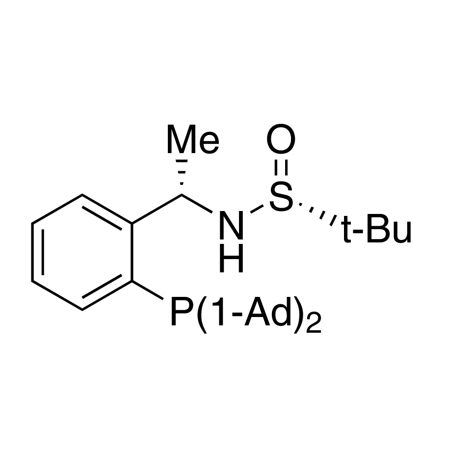 [S(R)]-N-[(S)-1-[2-(Diadamantanphosphino)phenyl]ethyl]-2-methyl-2-propanesulfinamide, 95%
