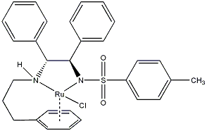 {N-[3-(≈6-phenyl)propyl]-[(1R-2R)-1,2-diphenyl-1-4-methylbenzenesulfonylamidato(kN')-ethyl-2-amino-(kN)]}ruthenium(II)  (R,R)-Teth-TsDpen RuCl WILLS CATALYST