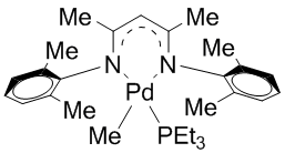 N,N'-[Bis(2,6-dimethylphenyl)-1,3-dimethyl-1,3-propanediylidene](methyl) (triethylphosphine)palladium(II), min. 97%