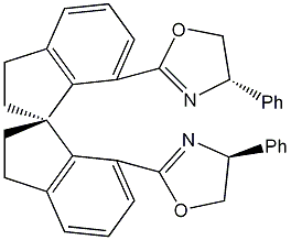 (S)-7,7’-Bis[(4S)-(phenyl)oxazol-2-yl)]-2,2’,3,3’-tetrahydro-1,1’-spirobiindane, min. 97% (Sa,S,S)-SpiroBOX