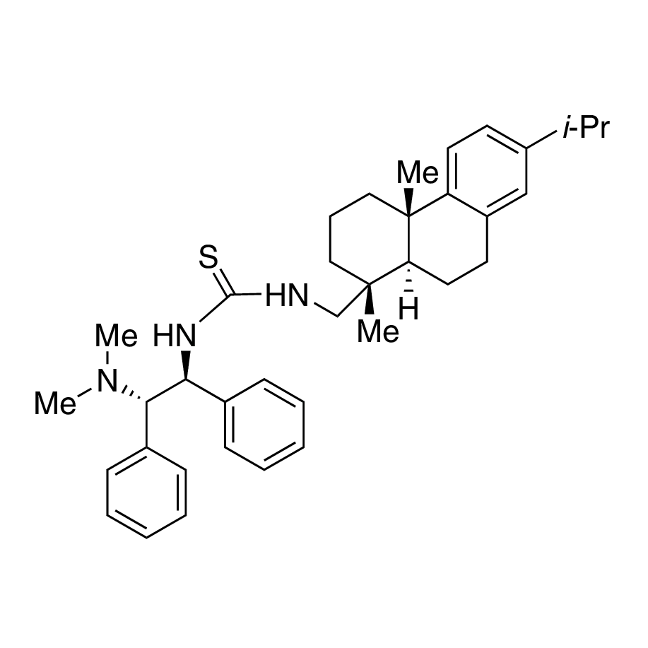 N-[(1S,2S)-2-(Dimethylamino)-1,2-diphenylethyl]-N'-[[(1R,4aS,10aR)-1,2,3,4,4a,9,10,10a-octahydro-1,4a-dimethyl-7-isopropyl-1-phenanthrenyl]methyl]thiourea, 98%, (99% ee)