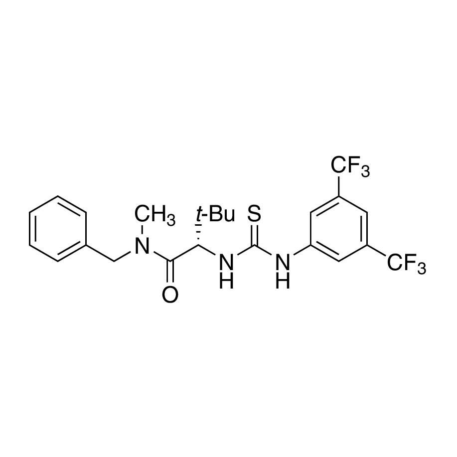 (S)-2-[[3,5-Bis(trifluoromethyl)phenyl]thioureido]-N-benzyl-N,3,3-trimethylbutanamide, 95%, (98% ee)