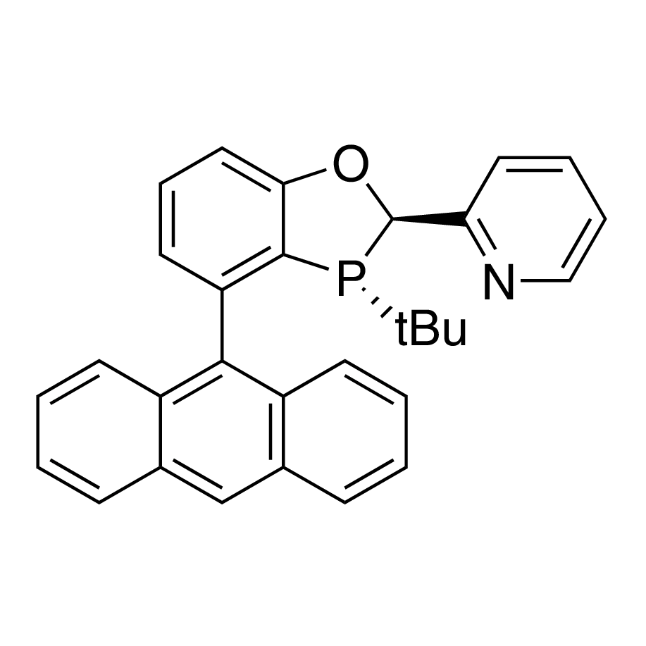 2-((2R,3R)-4-(Anthracen-9-yl)-3-(tert-butyl)-2,3-dihydrobenzo[d][1,3]oxaphosphol-2-yl)pyridine, 97% (>99% ee)