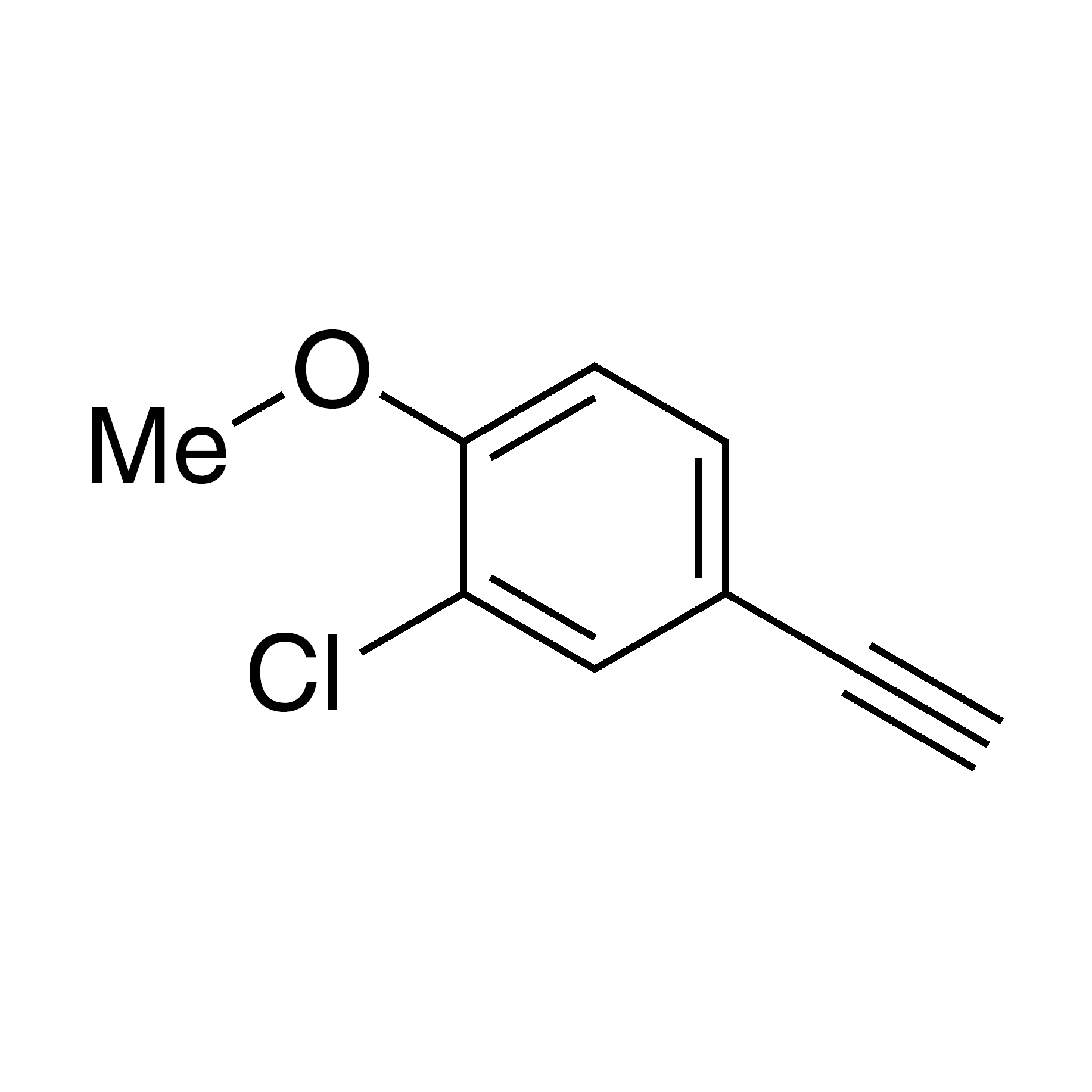 2-Chloro-4-ethynyl-1-methoxybenzene, 95%